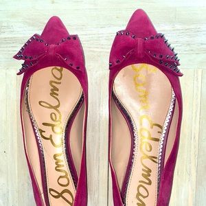 SAM EDELMAN RAISA RASPBERRY FLATS 9